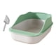 thumbnail image 4 of Caja De Arena Para Gatos De Fácil Limpieza Con Pala, Bandeja De Arena Para Gatos Semicerrada Y Abierta, Color Verde, 4 of 5