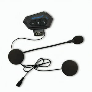 Genérico - Audifono Casco Moto Auriculares Bluetooth Lllamada Mp3