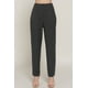 thumbnail image 1 of Saronite Pantalones Largos Elásticos Premium de Cintura Alta con Detalle de Pinzas, Color Carbón Jaspeado (para Mujer), 1 of 4