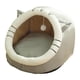 thumbnail image 5 of Cute Cave Bed Dog Warm With Ball Toy Sin Deformación Para Gatito Conejo Cachorro 35x35x31cm Gris, 5 of 5