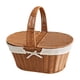 thumbnail image 2 of Cesta De Picnic De Ratán Sintético Cesta De Frutas Tejida Para Bocadillos Sándwiches Estilo Parque A, 2 of 5