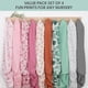 thumbnail image 5 of Juego de sábanas para cuna The Peanutshell Super Soft Baby Girl Pink, 5 of 6