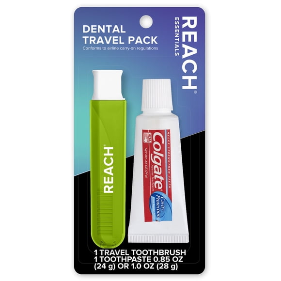 Set Dental Reach Cepillo y Pasta Viaje Sabor Menta