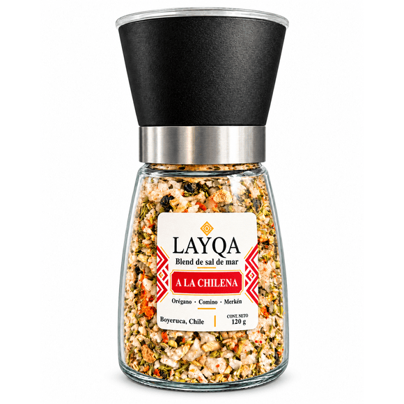 Sal de Mar con Especias A la Chilena Layqa 120 g