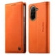 thumbnail image 1 of Funda Billetera de Cuero para [Xiaomi Redmi A5 4G], Bloqueo RFID, Tarjetas y Soporte Naranja, 1 of 5