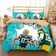 thumbnail image 1 of Green Bay Packers Quilt Duvet Cover Set Home Textiles Doona Cover Bedspread3-Piece Bedding Set, 1 of 5