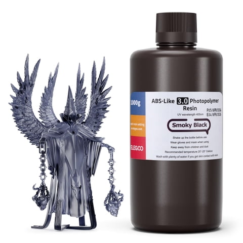 Impresora 3D De Resina Elegoo Abs Like 3.0 Negro Ahumado, 1 Kg