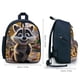 thumbnail image 2 of Mochila Escolar Infantil Desmarcar Mapache 32x24x15 cm, 2 of 6