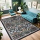 thumbnail image 1 of Alfombra de Área PLHXFR 140x183 cm Floral Lavable Boho, 1 of 9
