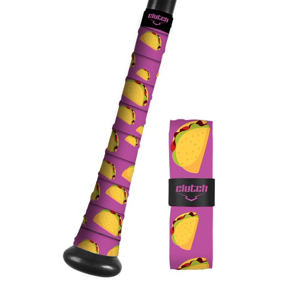 Cinta de agarre para bate Clutch Sports 1,1 mm acolchada antideslizante Tacos