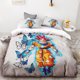 thumbnail image 1 of Duvet Cover Japanese Anime Dragon Ball Son Goku Bedding Set Kids Cartoon Children Boy Bedroom Single Queen King Size Gift Bed Sheets, 1 of 5