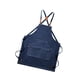thumbnail image 2 of Delantal De Lona Con Bolsillo Delantal De Chef Ajustable Para El Hogar Restaurante Taller Azul, 2 of 3