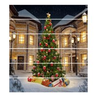 Bothyi - Pegatinas De Escalera De Árbol De Navidad, Decoración De Tapicería De Escalera Para Fiesta En Casa, 6 Uds.