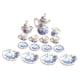 thumbnail image 1 of 15 Pedazos Del Juego De Té Casa De Mu?ecas En Miniatura Comedor Porcelana Flor Azul, 1 of 4