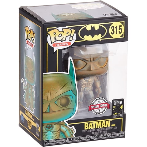 ¡Funko Pop! Héroes: Batman 80 - Batman 1989 (Pátina) Exclusivo Funko Pop