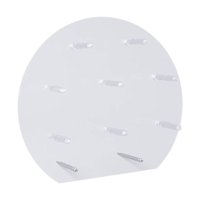 Magideal - Soporte De Donas Donut Bagel Stand Acrílico Donut Spany Stand De Pared De La Pared Decoración De La Mesa Del Postre Para La Fiesta De La Fiesta De Ronda 11.8 Cm