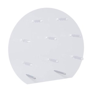 Magideal - Soporte De Donas Donut Bagel Stand Acrílico Donut Spany Stand De Pared De La Pared Decoración De La Mesa Del Postre Para La Fiesta De La Fiesta De Ronda 11.8 Cm