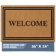 thumbnail image 1 of Tapete de entrada Barnyard Designs de fibra de coco natural 90 x 60 cm, café, 1 of 8