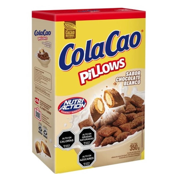 Cereal pillows chocolate blanco, 350 g