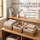 thumbnail image 5 of Set 3 Cestas De Almacenamiento Organizadoras Canastas S beige, 5 of 9