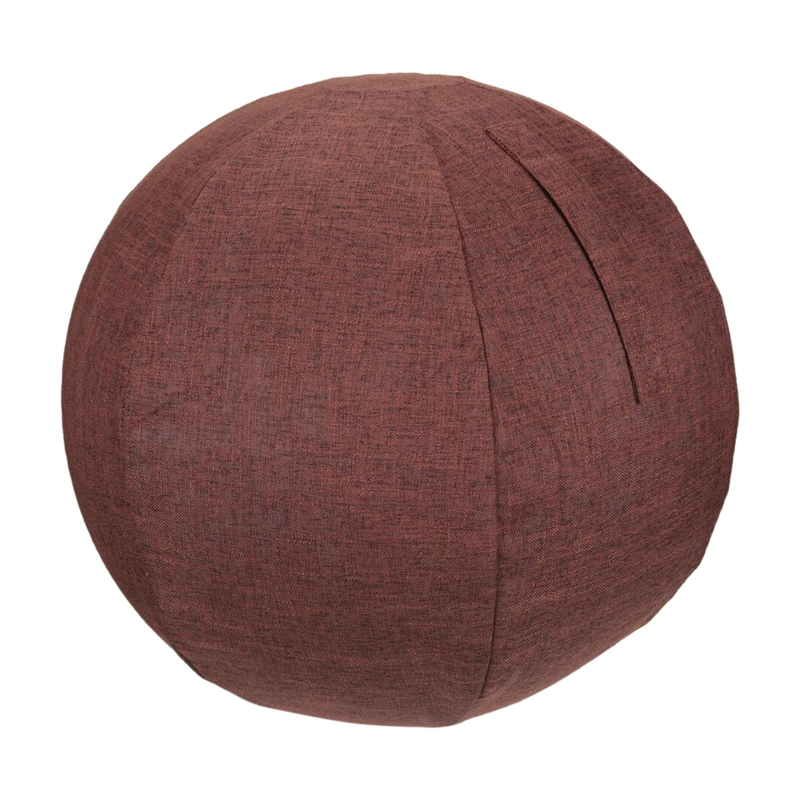 Ioensy - Cubierta De Pelota De Yoga Cubierta De Pelota Protectora Plegable Cubierta De Pelota Antiexplosión Café 65 Cm