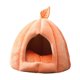 thumbnail image 5 of Cueva Cama Para Mascotas Tienda Para Perros Antideslizante Gatos Casa Cálida Para Cachorros Pequeños Y Medianos Naranja 35x35x35cm, 5 of 5