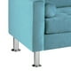 thumbnail image 3 of Sofa Retro 3c Felpa 12 Turquesa, 3 of 6