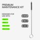 thumbnail image 2 of Kit de mantenimiento PAX Premium con rejillas de horno 3D y cepillo de alambre, 2 of 4