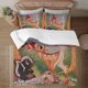 thumbnail image 1 of Bambi 3-Piece Bedding Set For Kids Boys Girls Adult Cartoon Warm Cute Fashion Holiday Present Gift Bed Sheets, 1 of 5