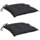 thumbnail image 4 of Cojines para silla VidaXL, tela negra, 40 x 40 x 7 cm, 2 unidades, 4 of 9