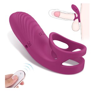 Amzingtoy - Anillo Para El Pene Vibrador Control Remoto Nicholas