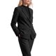 thumbnail image 4 of Blazer de Mujer INSPIRE CHIC Mangas Largas Ropa de Trabajo Chaquetas Casual Commuter Negocios Chaqueta de Traje con Botón en el Puño Solapa con Muesca Grande Negro, 4 of 6