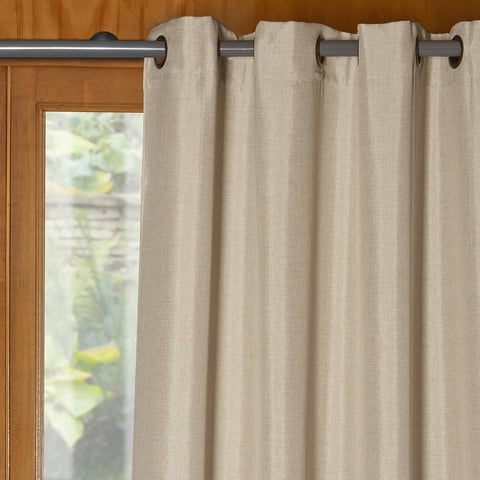 Masel - Cortina De Tela Mati 140X225 Ivory C/ Abrazadera