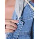 thumbnail image 5 of INSPIRE CHIC Chaqueta de Mezclilla para Mujer con Capucha Desgastada de Manga Larga con Botones y Capucha Desmontable XL Azul, 5 of 6
