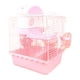 thumbnail image 4 of Peque?a Jaula De Transportista De Animales Con Portabotella De Agua Para El Hámster Enano Rosa, 4 of 5