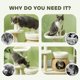 thumbnail image 5 of Árbol para Gatos PawHut 79 cm con Postes de Rascado Color Crema, 5 of 9