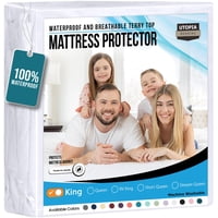 Protector De Colchón Utopia Bedding Impermeable Tamaño King