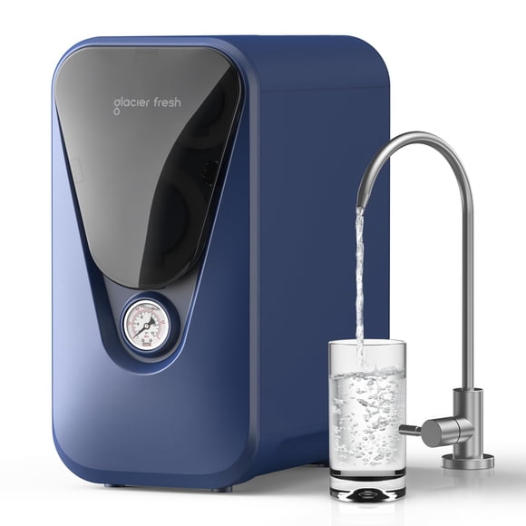 Filtro de agua GLACIER FRESH GFU03, ósmosis inversa sin tanque de 800 GPD