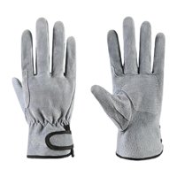 Ioensy - Guantes De Soldador De Soldadura Protección Resistente Al Desgaste Guantes De Trabajo Cortos Y Transpirables