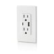 thumbnail image 4 of Enchufe eléctrico Leviton T5638-W Cargador USB tipo A/C de 18 W, 4 of 5