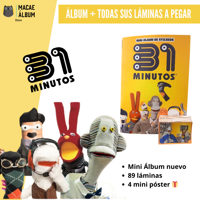 Macae - Mini Álbum 31 Minutos + Todas Sus Láminas A Pegar