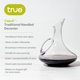 thumbnail image 2 of Jarra TRUE 1500 ml Decantador de Vino de Vidrio con Asa, 2 of 9