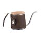 thumbnail image 1 of Hervidor De Café Con Envoltura De Cuero De PU, Tetera Para Cafetera, Regalo, Barra, Marrón Oscuro, 1 of 5