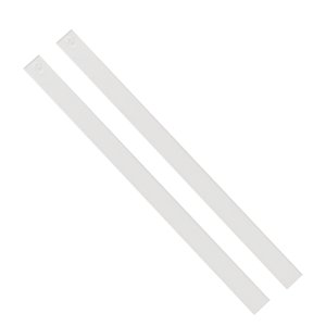 Bothyi - Guías De Rodillo Para Tartas, Herramienta De Cerámica Para Comedor, Medición De Tiras De Masa, Espesor De 3Mm, 40Cm, 2 Uds.