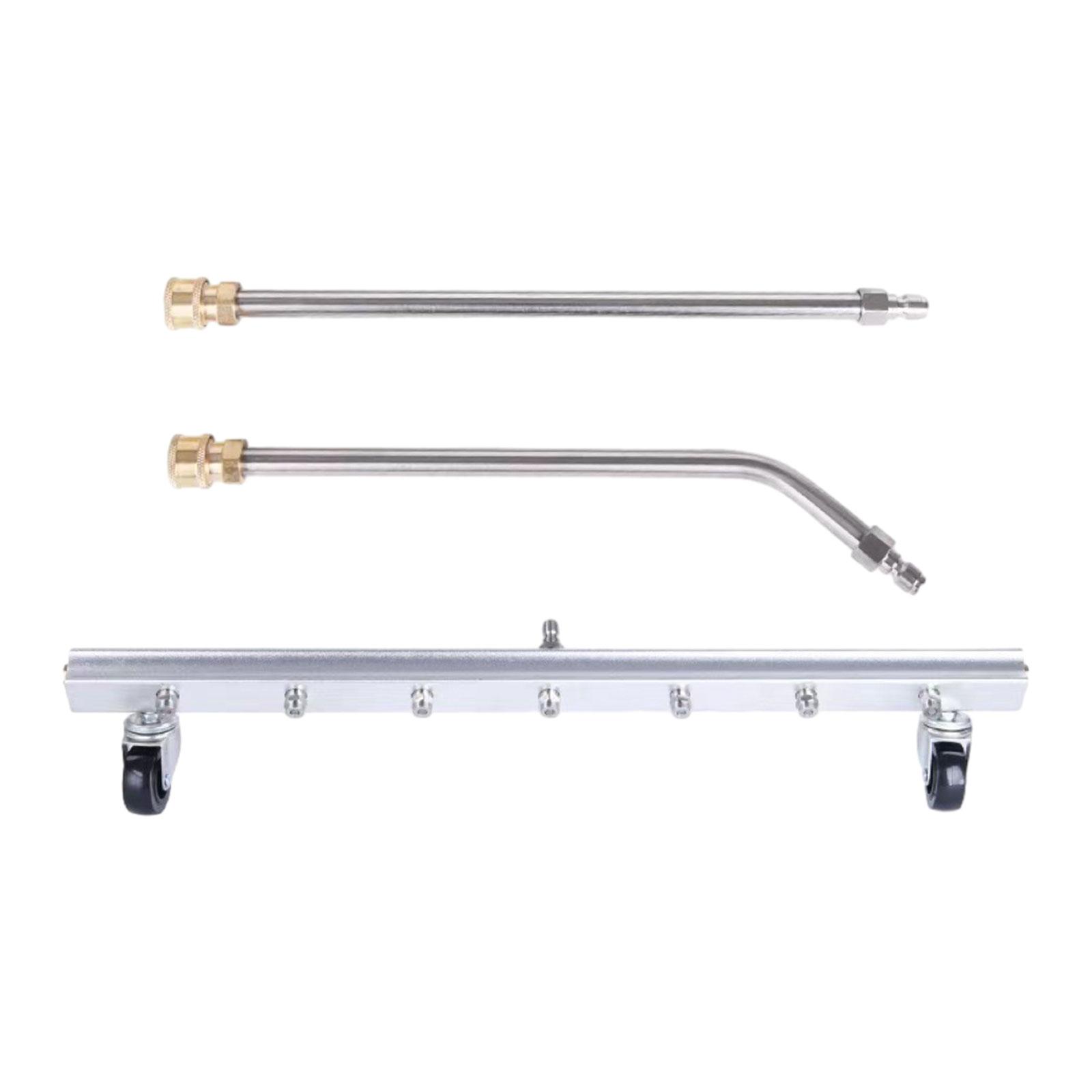 Ioensy - Escoba De Agua Para Patios, Limpiador De Chasis Para Lavadora A Presión Automotriz De 4000 Psi, 100Cm