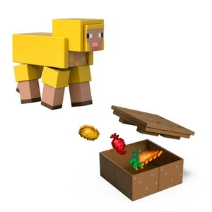 Princesas - Minecraft Figura De 8Cm Con Crafting 2-Pack - Sunny Y Oveja