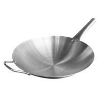 Cook-In - Wok Acero Inox Con Mango Y Aza 36 Cm