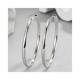 thumbnail image 5 of Aros Plata Argolla Borde Ovalado 50 mm, 5 of 6