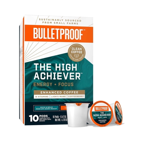 Cápsulas de café Bulletproof The High Achiever 10 cápsulas