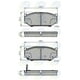 thumbnail image 2 of Pastillas Freno para auto Suzuki Ciaz 2014-2023 Delantero, 2 of 4